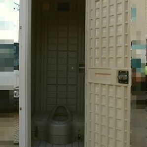 ロイヤル HRK-1型 仮設トイレ 簡易水洗汲み取り式 中古 建設現場 工事現場 和歌山市より出品の画像2