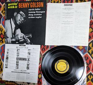 50's ベニー・ゴルソン (ts) Benny Golson (国内盤 LP)/ ゲッティン・ウィズ・イット Gettin' With It New Jazz VIJ-5035 1959年