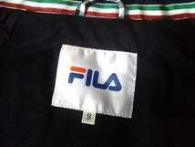 ★FILA フィラ/スキーウェア/S/上下セット/ギンガムチェック柄/白×黒/ジャケット/パンツ_画像7