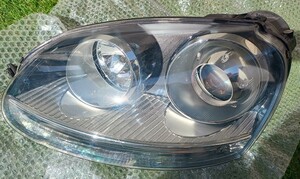 VW ゴルフ5 純正ヘッドライト 左 HID プロジェクタータイプ