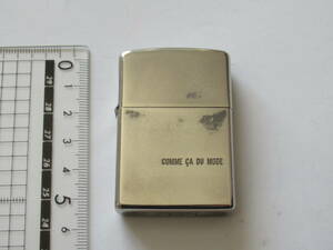 ZIPPO ジッポー オイルライター 銀色 COMME CA DU MODE コムサデモード 2004年 11月 火花未確認 点火未確認 現状中古品