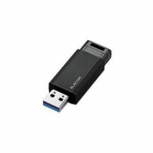 【新品】【5個セット】 エレコム USBメモリー/USB3.1（Gen1）対応/ノック式/オートリターン機能付/16GB/ブラック MF-PKU301