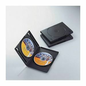 【新品】(まとめ)エレコム DVDトールケース CCD-DVD04BK【×20セット】