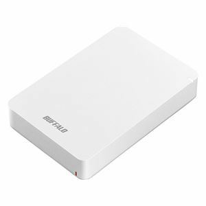 【新品】バッファロー USB3.1（Gen.1）対応 耐衝撃ポータブルHDD 5TB ホワイト HD-PGF5.0U3-GWHA