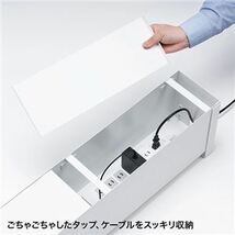 【新品】サンワサプライ ケーブル＆タップ収納ボックス 組立品 CB-BOXS9W_画像3