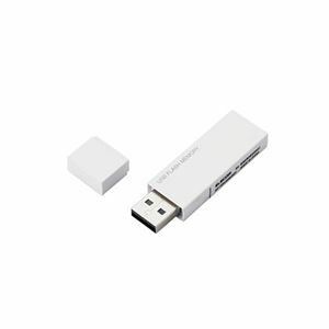 【新品】【5個セット】 エレコム USBメモリー/USB2.0対応/セキュリティ機能対応/64GB/ホワイト MF-MSU2B64GWHX5