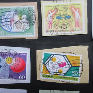 【06】使用済み 日本切手19枚 昭和60年位～平成初期発行 記念切手 局名・日付のわかる消印の画像4