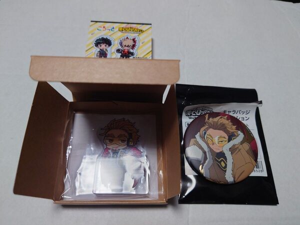 僕のヒーローアカデミア UA展 アクリルミニフィギュア キャラバッジ ホークス