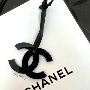 新品未使用 CHANEL シャネル チャーム ノベルティー ブラック バッグチャーム アクセサリー ロゴ ブランド 