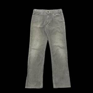 Vintage 1980s Levi's 513 リーバイス コーデュロイ パンツ スラックス スリム ストリート グレー 80年代 ヴィンテージ ビンテージ