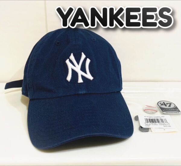 ジョングク着●正規品●ヤンキース●キャップ●CAP●メンズ●レディース●ネイビー●YANKEES●帽子●