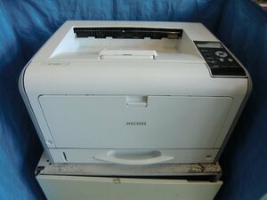 ◆中古レーザープリンタ【RICOH SP6410】/印字枚数60,334枚/自動両面印刷対応/残量不明トナー/ドラム付き◆