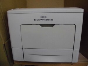 ♪【ジャンク】中古レーザープリンタ【NEC MultiWriter 5500】中古トナー/ドラム付き　部品取り発送可能♪2203171