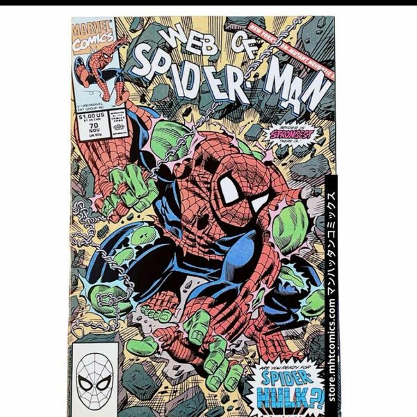 ウェブオブスパイダーマン #70 アメコミ　リーフ　スパイダーハルク 洋書 MARVEL