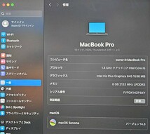 MacBook Pro 13 A2289 Touch Bar 2020mid Thunderbolt_画像5