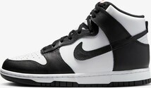 美品です。NIKE ナイキ　ダンクハイ　 24.5cm　ホワイト×ブラック　NIKE WMNS DUNK HIGH _画像1