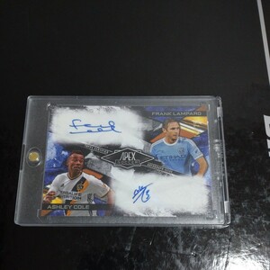 直筆サインカード Frank Lampard Ashley Cole Dual Autograph Card 16/25 Topps APEX Soccer