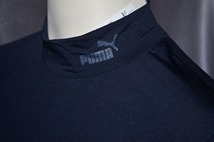 新品 LL 175-185 プーマ ゴルフ PUMA GOLF　インナー コンプレッション ハイネックシャツ 黒 長袖_画像2