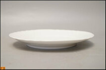 1395-リチャードジノリ◆ベッキオホワイト プレート 3枚 19.5cm ケーキ皿 デザート皿 食器 Richard Ginori_画像2