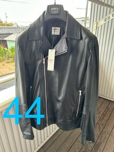  trying on only emeti Hamilton size 44 rider's jacket double napa leather regular price there there high 