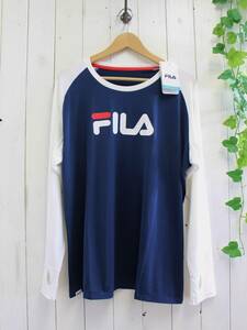 新品*FILA フィラ*UVカット90% 吸水速乾 ラッシュガード スポーツウェア(3L) 大きいサイズ レディース