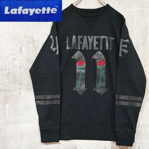 Lafayette FOOTBALL JERSEY CUT SEW M 黒 スウェット トレーナー ブラック