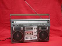 ♪昭和レトロ National ナショナル RX-5400 大型 FM/AM「Soft Touch」ステレオラジオカセットレコーダー【動作品】♪_画像3