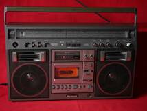 ♪昭和レトロ National ナショナル RX-5400 大型 FM/AM「Soft Touch」ステレオラジオカセットレコーダー【動作品】♪_画像4