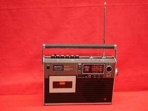 ♪昭和レトロ SONY CF-1700 FM/SW/MW アンティーク ラジオカセットレコーダー【動作品】♪