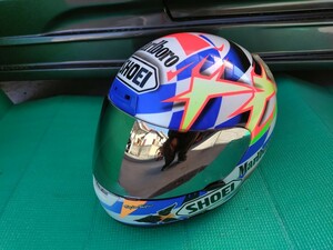 SHOEI X-8V ノリックⅡ Lサイズ　シルバーミラーシールド付　ショウエイ　マルボロ