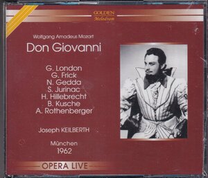 GOLDEN MELODRAM　モーツァルト　「ドン・ジョヴァンニ」　カイルベルト/バイエルン国立歌劇場o　(1962年)　3CD