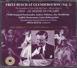 GRAMMOFONO　モーツァルト　「フィガロの結婚」　ブッシュ/グラインドボーン祝祭o　1934年　2CD