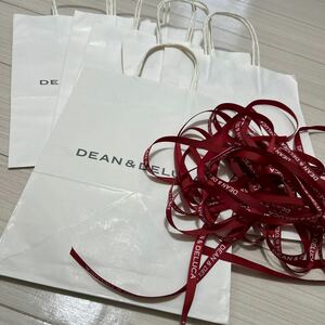 DEAN&DELUCA ディーン　アント　デルーカ　ショッパー　リボン