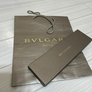BVLGARI ブルガリ ネクタイ空箱 ショッパー　ショップ袋