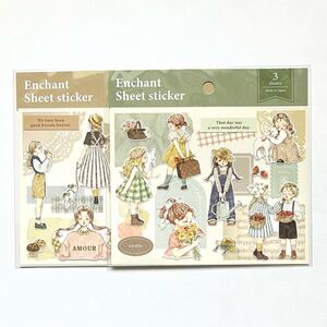 新品 ★ enchant ★ シートステッカー ★ ２種類セット A ★ 送料無料