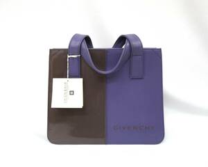 １円★未使用【GIVENCHY】ジバンシィ ハンドバック 紫 パープル レディース ブランドバッグ 