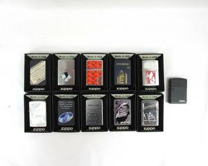 １円★着火品 中古【ZIPPO】ジッポ ライター 喫煙具 オイルライター 11個 まとめ売り 