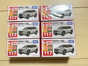 トミカ No117 日産 エクストレイル 初回特別仕様 6台セット