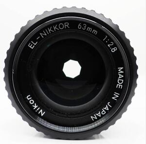 NIKON ニコン EL-NIKKOR 63mm F2.8 スクリュウーマウント39 引き伸ばし用レンズ 中古