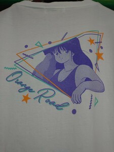 集英社 気まぐれオレンジ☆ロード プリントTシャツ 美中古 3 Lサイズ ホワイト オーバーサイズ アニメ 週刊少年ジャンプ ビッグサイズ