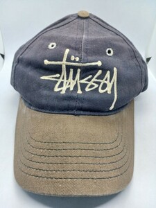 1円　難あり STUSSY ステューシー キャップ MADE IN USA 帽子 古着 レア 希少 OLDSTUSSY オールドステューシー 　ジャンク品