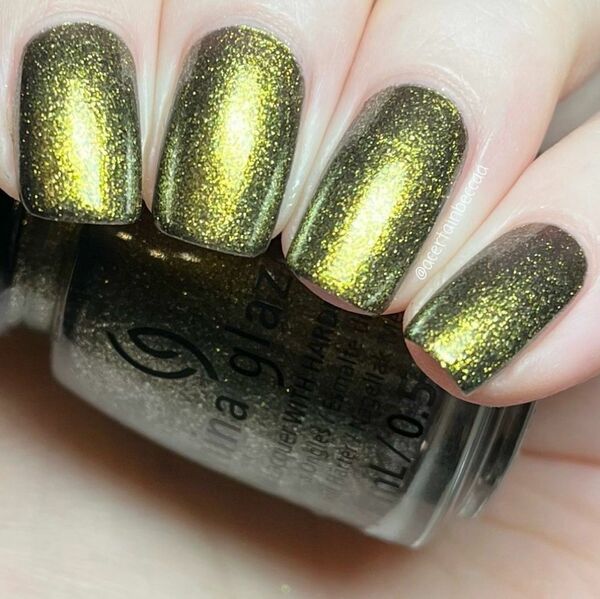 china glaze 24K Noir