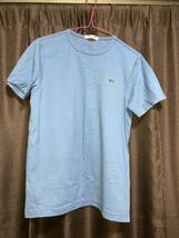 ラコステ 半袖 Tシャツ 【サイズ2】くすみ水色_画像5