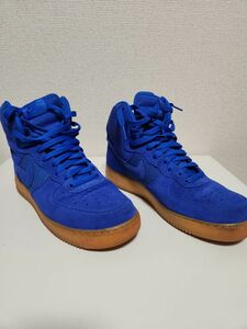 【レア品】NIKE ナイキ エアフォース ブルー スニーカー ハイカット