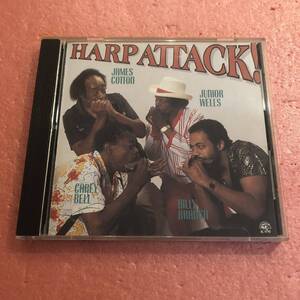 CD James Cotton Junior Wells Carey Bell Billy Branch Harp Attack ! ジェイムズ コットン キャリー ベル ジュニア ウェルズ