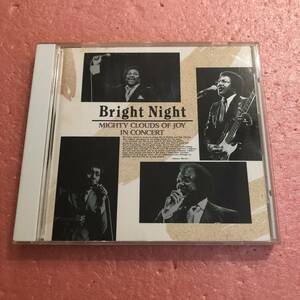 CD 国内盤 解説付 ブライト ナイト マイティ クラウズ オブ ジョイ イン コンサート Bright Night The Mighty Clouds Of Joy In Concert