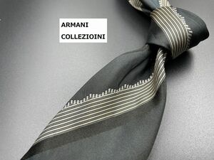 [ beautiful goods ]ARMANI COLLEZIONI Armani reji men taru pattern necktie 3ps.@ and more free shipping black gray 0204226