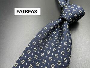 【超美品】FAIRFAX　フェアーファックス　ドット柄　ネクタイ　3本以上送料無料　ネイビー　0205217