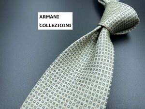 【超美品】ARMANI COLLEZIONI　アルマーニ　ドット柄　ネクタイ　3本以上送料無料　グレイ系　0205111