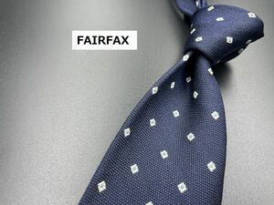【超美品】FAIRFAX　フェアーファックス　ドット柄　ネクタイ　3本以上送料無料　ネイビー　0205145